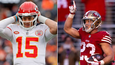 Für Patrick Mahomes (l.) und Christian McCaffrey setzte es Niederlagen.