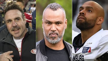 Jim Tomsula, Patrick Esume, Kasim Edebali