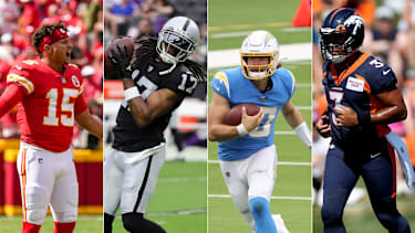 Patrick Mahomes, Davante Adams, Justin Herbert, Russell Wilson