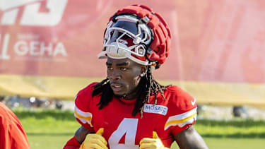Chiefs-Receiver Rashee Rice im Training.