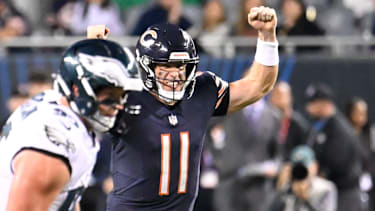 Case Keenum führte die Chicago Bears bei seinem ersten NFL-Start seit 2023 mit drei Touchdowns zum 27:7 gegen die Philadelphia Eagles