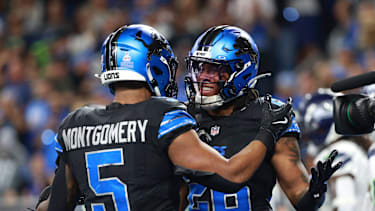 Jahmyr Gibbs und David Montgomery bildeten bei den Detroit Lions als Sonic and Knuckles eines der besten Running-Back-Duos der NFL