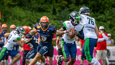 ifm Razorbacks Ravensburg Spieler Ben Rashid (GFL)