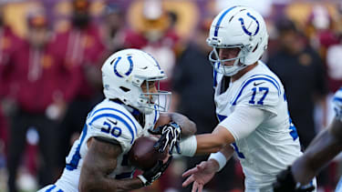 Daniel Jones in einem NFL-Spiel für die Indianapolis Colts
