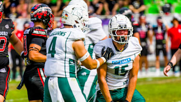 GFL Junior Bowl Game zwischen den Schwäbisch Hall Unicorns und den Düsseldorf Panthers.