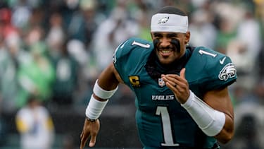 Jalen Hurts vor einem NFL Spiel