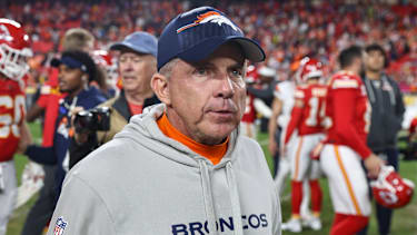 Denver-Broncos-Head-Coach Sean Payton verspottete beim Preseason-Spiel gegen die Atlanta Falcons die vielen leeren Plätze im Mercedes-Benz Stadium