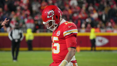 Kansas City Chiefs quarterback Patrick Mahomes (15)