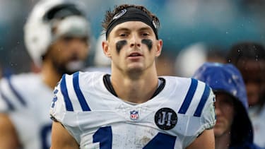 Wide Receiver der Indianapolis Colts Alec Pierce während eines Spiels der Colts gegen die Jacksonville Jaguars.