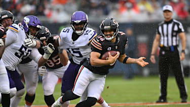 Caleb Williams verletzte sich bei der 3:9-Niederlage der Chicago Bears gegen die Minnesota Vikings am rechten Oberschenkel.