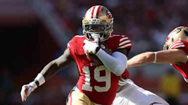Deebo Samuel erzielte für die San Francisco 49ers gegen die Arizona Cardinals 80 Receiving Yards und einen Touchdown, obwohl ihm keine Reception gutgeschrieben wurde