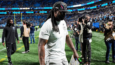 Detroit Lions defensive coordinator Kelvin Sheppard walks off the field after 32-26 loss to Carolina Panthers at Bank of America Stadium in Charlotte on Sunday, Oct. 4, 2026.