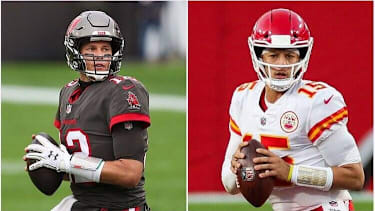 Tom Brady und Patrick Mahomes