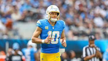 Justin Herbert im NFL Spiel