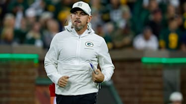 Matt LaFleur in einem NFL-SPiel für die Green Bay Packers