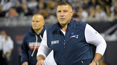 Mike Vrabel in einem NFL-Spiel mit den New England