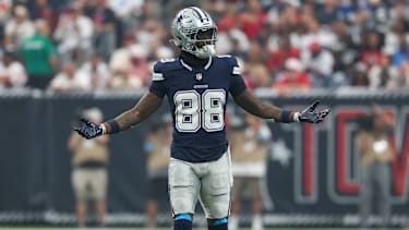 Dallas Cowboys Wide Receiver Ceedee Lamb 88 beim NFL-Spiel gegen die Houston Texans.