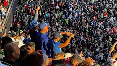 Die Fans der Seahawks und Patriots sorgten für eine unglaubliche Stimmung.
