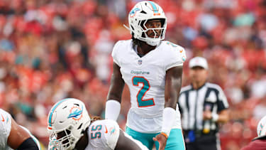 Malik Willis von den Miami Dolphins