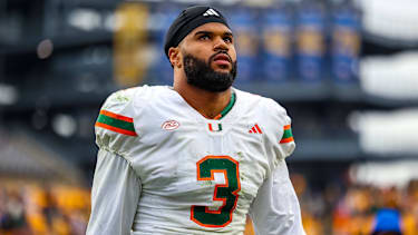 Akheem Mesidor aus Miami (FL) war 2025 ein wichtiger Baustein der Hurricanes-Defense und gehört als erfahrener EDGE-Rusher zu den interessantesten Namen dieser Draft-Klasse.
