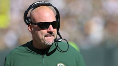 Green Bay Packers Defensive Coordinator Mike Pettine bei einem NFL-Spiel.