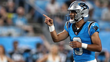 Panthers-Rookie-Quarterback Bryce Young könnte schon früh in seiner NFL-Karriere gehörig unter Druck geraten.