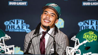 Makai Lemon beantwortet Fragen nach seinem Draft zu den Philadelphia Eagles.