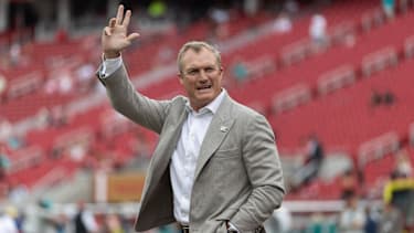 John Lynch in einem NFL Stadion