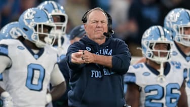 Bill Belichick in einem College-Spiel für North Carolina