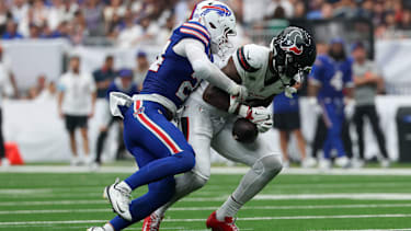 Nico Collins in einem NFL-Spiel für die Houston Texans