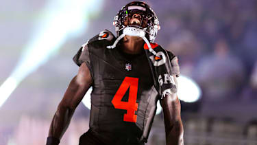 Deshaun Watson feiert nach dem Sieg gegen die Pittsburgh Steelers in der NFL