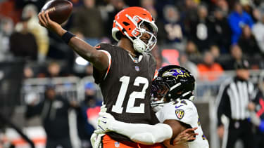 Cleveland Browns quarterback Shedeur Sanders