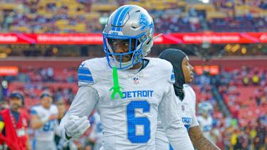 Detroit Lions Cornerback Terrion Arnold (6) beim Spiel gegen die Washington Commanders.