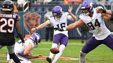 Will Reichard verwandelte gegen die Chicago Bears drei Field Goals und sicherte den Minnesota Vikings den 9:3-Erfolg