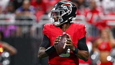 Micheal Penix im Spiel gegen die Ravens