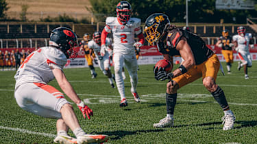 Munich Cowboys gegen die Saarland Hurricanes in der GFL.
