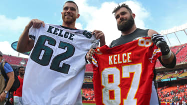Travis Kelce, Jason Kelce