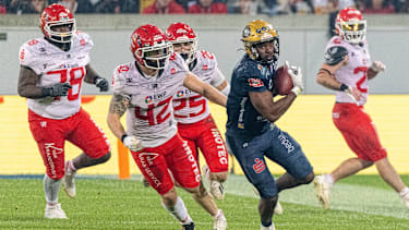 Dresden Monarchs gegen Potsdam Royals beim GFL Bowl.