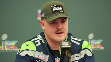 Grey Zabel von den Seattle Seahawks