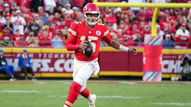 Patrick Mahomes in einem NFL-Spiel für die Kansas City Chiefs