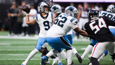 Carolina Panthers quarterback Bryce Young