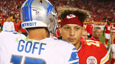 Jared Goff (li.) und Patrick Mahomes