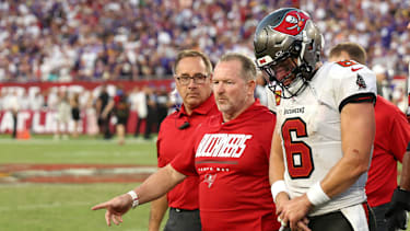 Tampa Bay Buccaneers Quarterback Baker Mayfield (6) bei einem NFL-Spiel.