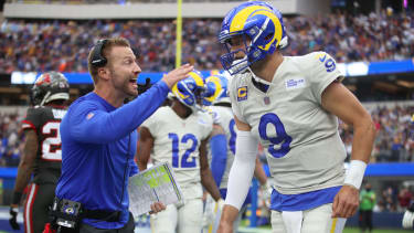 Sean McVay (li.) und Matt Stafford