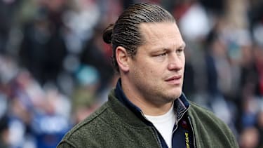 Markus Kuhn beim NFL-Spiel in Berlin.