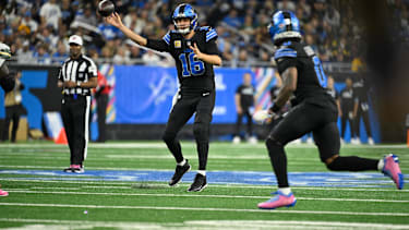 Jared Goff, Jahmyr Gibbs, Amon-Ra St. Brown und Co. feierten mit den Detroit Lions gegen Green Bay.