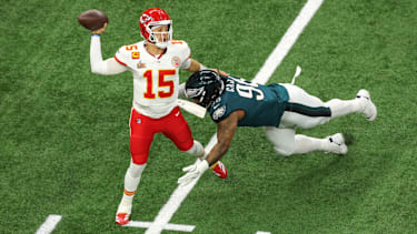 Patrick Mahomes im Spiel für die Kansas City Chiefs.