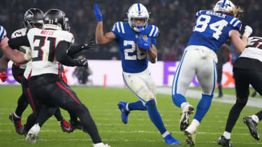 Indianapolis Colts running back Jonathan Taylor (28)