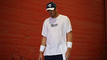 NFL, American Football Herren, USA 2018: Arizona Cardinals vs Los Angeles Rams SEP 16 September 16, 2018 Los Angeles, CA...Los Angeles Rams quarterback Sean Mannion (14) before the NFL Arizona Cardinals vs Los Angeles Rams at the Los Angeles Memorial Coliseum in Los Angeles, Ca on September 16, 2018. Jevone Moore Los Angeles CA United States of America EDITORIAL USE ONLY Copyright: xx ZUMA-20180916_zaf_c04_327.jpg JevonexMoorex csmphototwo432504