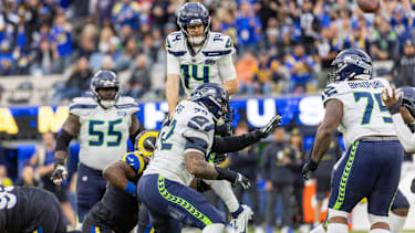 Sam Darnold gegen die Los Angeles Rams